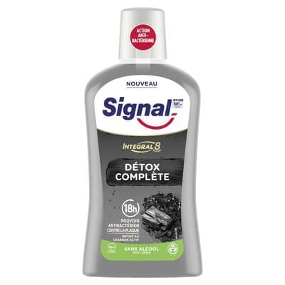 Signal Bain de bouche antibactérien intégral 8 détox complète, 500ml