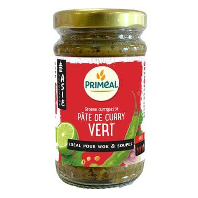 Priméal Pâte de Curry Vert bio, 120g