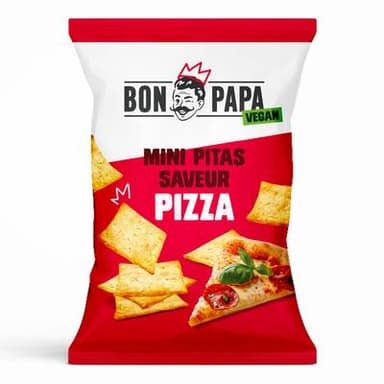 Bon Papa Mini Pita saveur Pizza, 30g