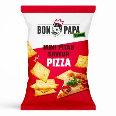 Bon Papa Mini Pita saveur Pizza, 30g