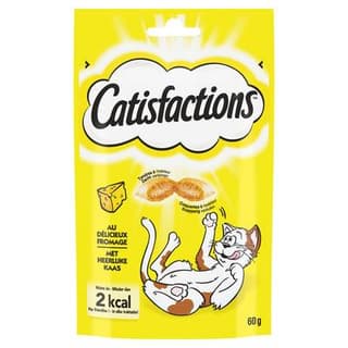 Catisfactions Friandises Fromage pour chat et chaton, 60g