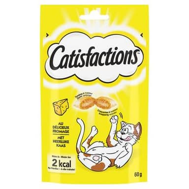 Catisfactions Friandises Fromage pour chat et chaton, 60g
