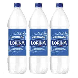 Lorina Limonade double zest, Lot de 3x1L
