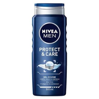 Nivea Men Gel Douche Homme Hydratant 3 en 1 Protect & Care, 500ml