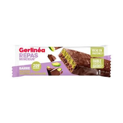 Gerlinéa Barre repas minceur saveur chocolat pistache, 62g