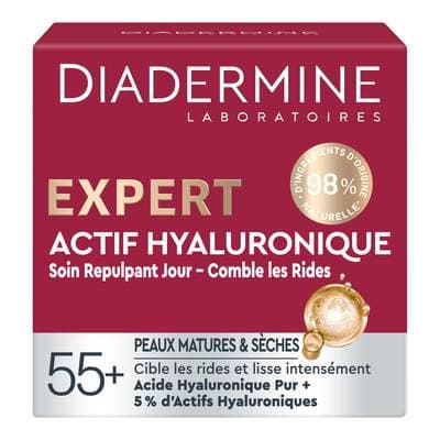 Diadermine Crème Jour Anti-rides Repulpant Visage, 50ml