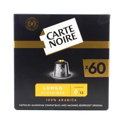 Carte Noire - Capsules de café Lungo Classique n°6 compatibles Nespresso