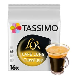 Tassimo L'or café long classique, 16 dosettes