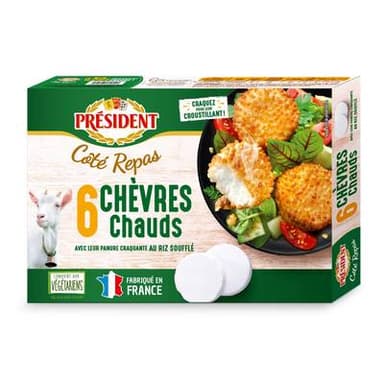 Président Chèvres Chauds, 6 fromages