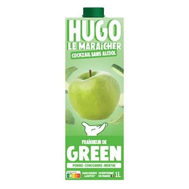 Hugo Le Maraicher Cocktail sans alcool Fraicheur de Green, 1L