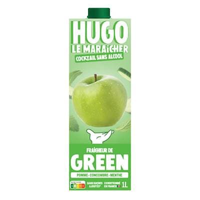 Hugo Le Maraicher Cocktail sans alcool Fraicheur de Green, 1L