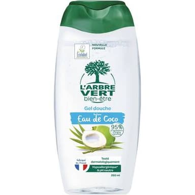 L'Arbre Vert Bien-Etre Gel Douche Parfum Eau de Coco, 260ml