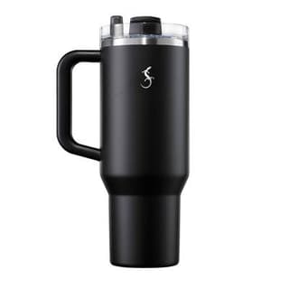 Lurch Gourde isotherme en inox Noir Big Cup, 1,2L