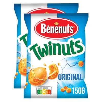 Benenuts Twinuts Goût Salé, Lot de 2x150g