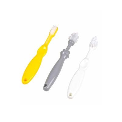 BEBE DOUCEUR Brosses À Dents Pour Bébé, set de 3 brosses à dents