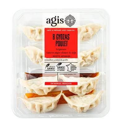Agis Gyozas au Poulet avec Sauce Soja et Aigre Douce, 200g