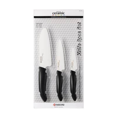 Kyocera Coffret 3 couteaux en céramique, 3 pièces