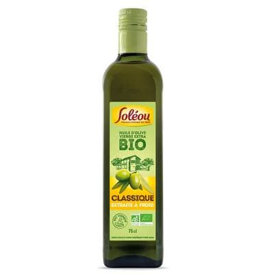 Soléou Huile d'olive vierge extra Classique bio, 75cl