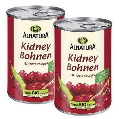 Alnatura Haricots rouges bio, Lot de 2x250g