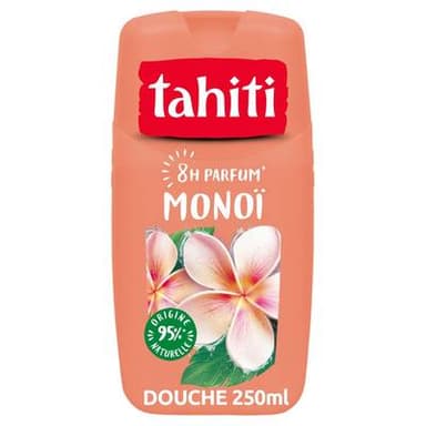 Tahiti Gel douche parfum  Monoï et Frangipanier, 250ml