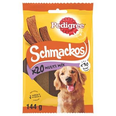Pedigree Schmackos multi mix - Récompenses pour chien adulte x20, 144g