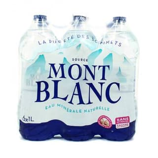 Source Mont Blanc Eau minérale naturelle, 6x1L