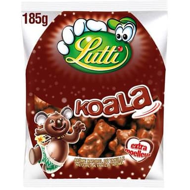 Lutti Koala - Guimauve Chocolat au Lait, 185g