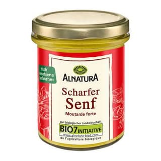 Alnatura Moutarde Forte Bio, 190g