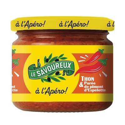 Le Savoureux Tartinable Thon et Purée de Piment d'Espelette, 90g