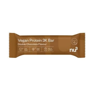 NU3 Barre Protéinée Vegan Chocolat- Protein 3K Bar, 65g