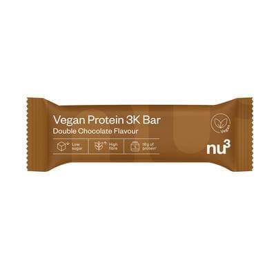NU3 Barre Protéinée Vegan Chocolat- Protein 3K Bar, 65g