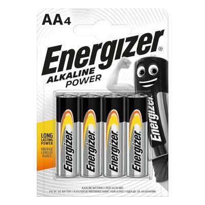 Energizer - 4 Piles LR06 / AA Alcaline Power 