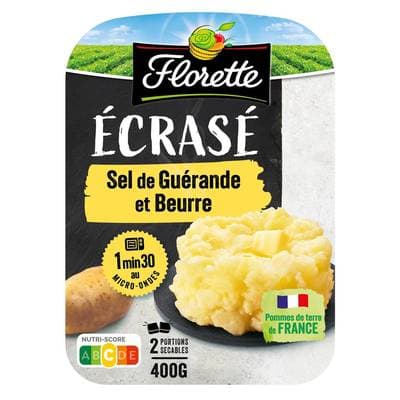 Florette Ecrasé de Pomme de Terre au Beurre & Sel de Guérande, 2x200g