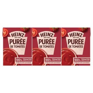 Heinz Purée de Tomates, 3x212g