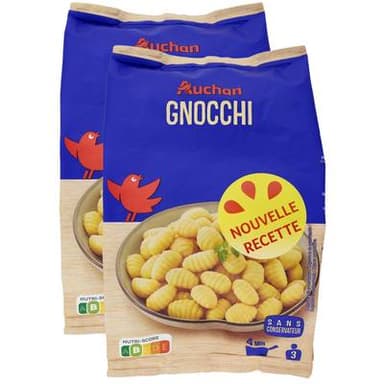 Auchan Gnocchi, Lot de 2x380g