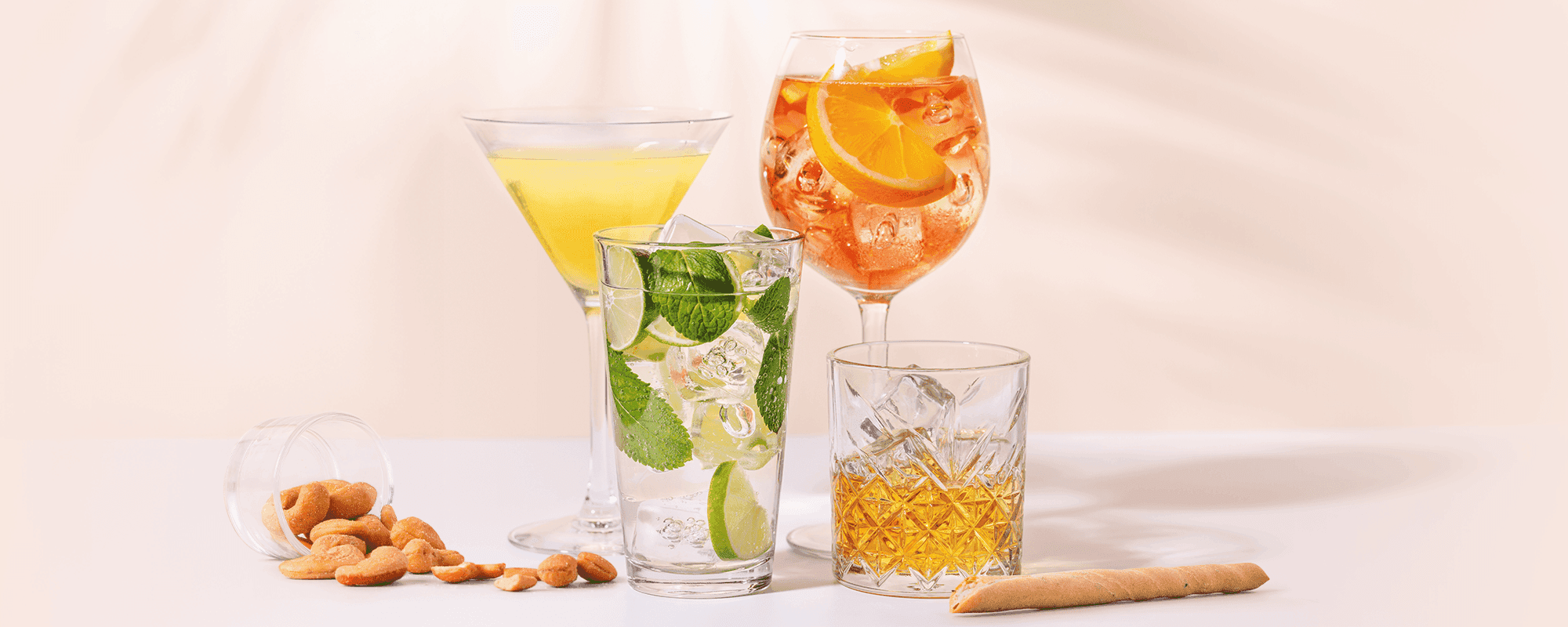 Le plaisir en toute légèreté. Découvrez nos apéritifs sans alcool