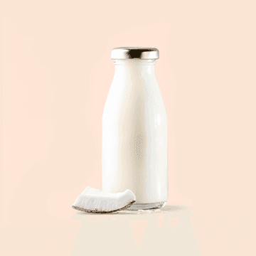 Lait de coco et crème de coco asiatiques