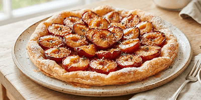 Tarte fine aux prunes