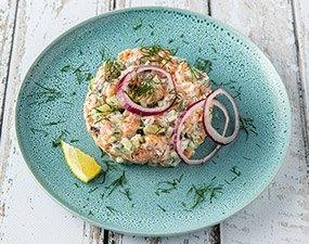 Tartare de Saumon au Philadelphia 