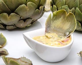 Artichauts à la vinaigrette