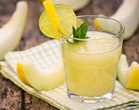 Smoothie melon-menthe