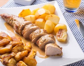 Filet mignon de porc à la bière