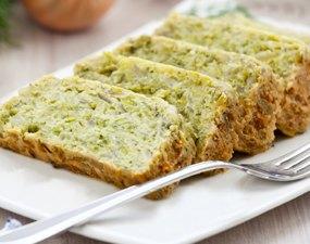 Flan de courgettes à la menthe et sa saute tomate