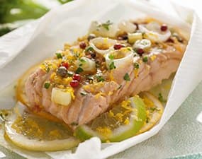 Saumon en papillote