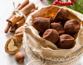 Truffes de noel au chocolat