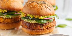 Burger veggie au steak de pois chiches