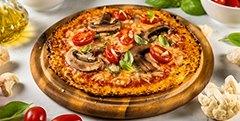 Pâte à pizza au chou-fleur
