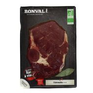 Bonval Entrecôte de Boeuf Bio, environ 250g