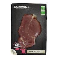 Bonval Côte de Veau Sans Os, Bio, environ 200g