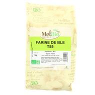Melbio Farine de blé bio T55, 1kg